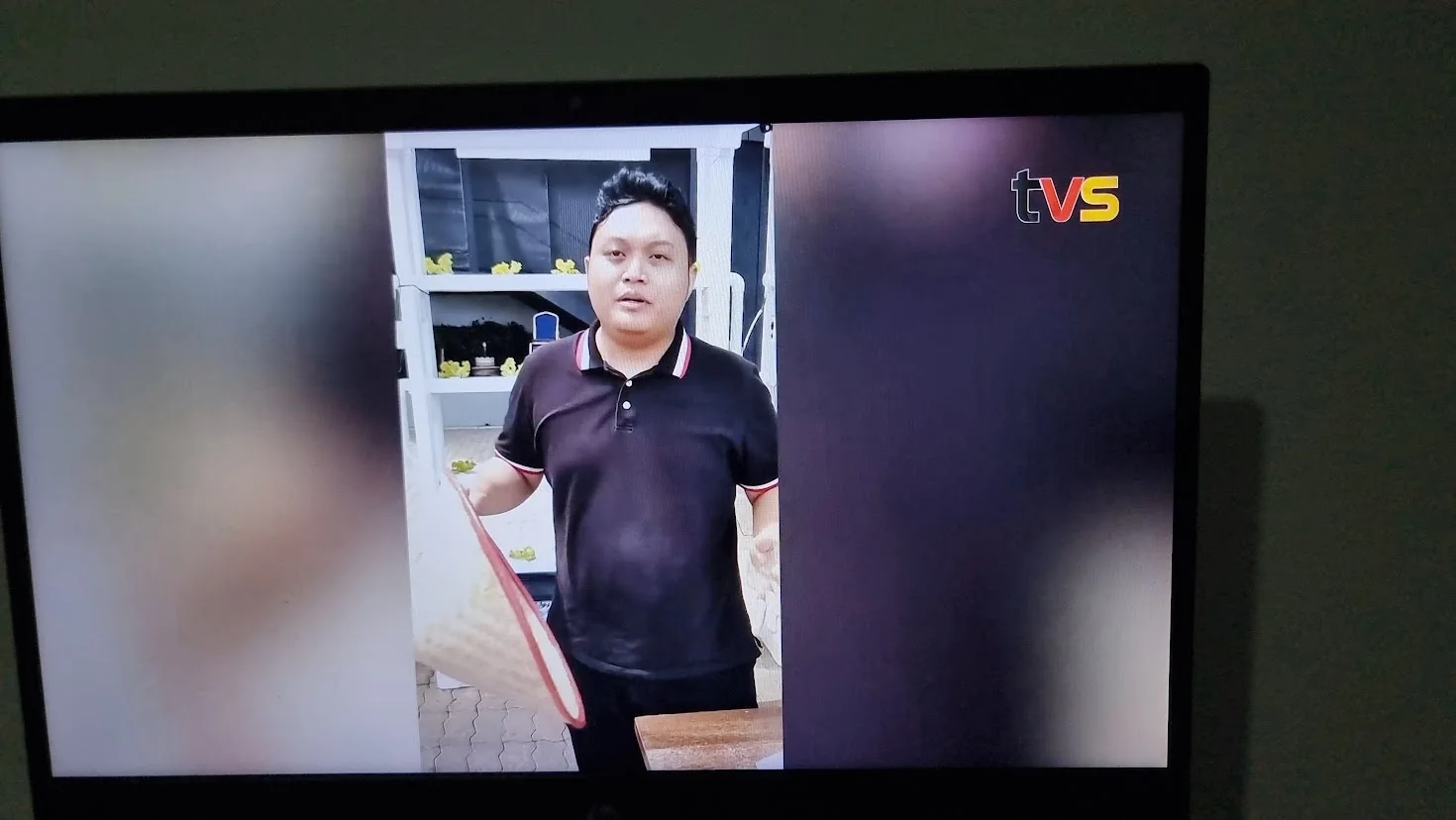 Coach Mohd Rushairy appearing as talent on TVS